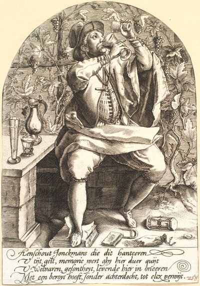 Lord, Satire on Drunkenness by Pieter Goos