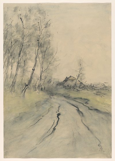 Country Road by Pieter H.J.J. Ras (signed by artist)