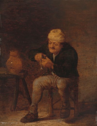 The Herring-Eater by Pieter Hermansz. Verelst