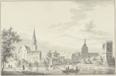 View of Culemborg by Pieter Jan van Liender