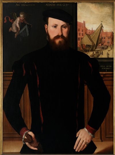 Portrait of Jan van Eyewerve by Pieter Jansz. Pourbus
