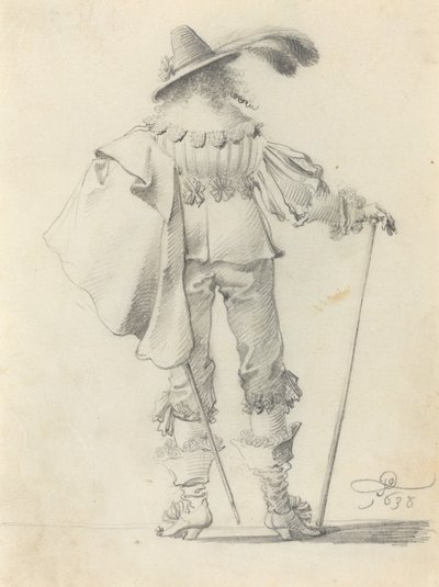 Gentleman Seen from Behind by Pieter Jansz Quast
