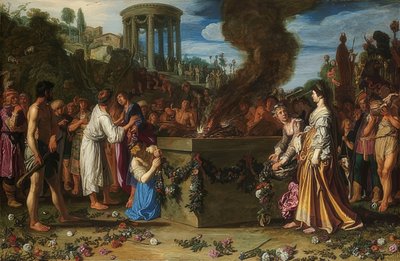 The Sacrifice Dispute of Orestes and Pylades by Pieter Lastman