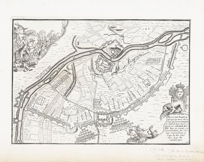 Map of Narva by Pieter Mortier