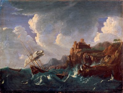 Stormy Sea, 17th century by Pieter Mulier the Younger
