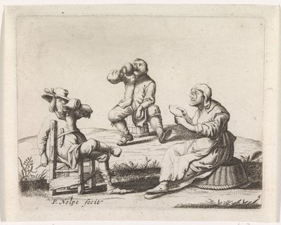 Three Farmers by Pieter Nolpe