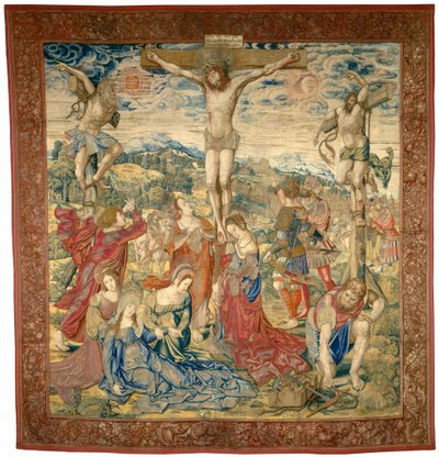 The Crucifixion by Pieter Pannemaker I after Bernard van Orley