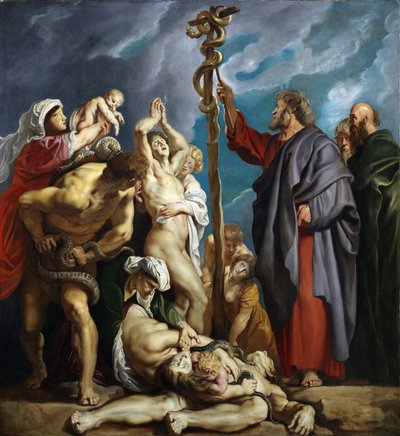 Moses and the Brazen Serpent by Peter Paul Rubens