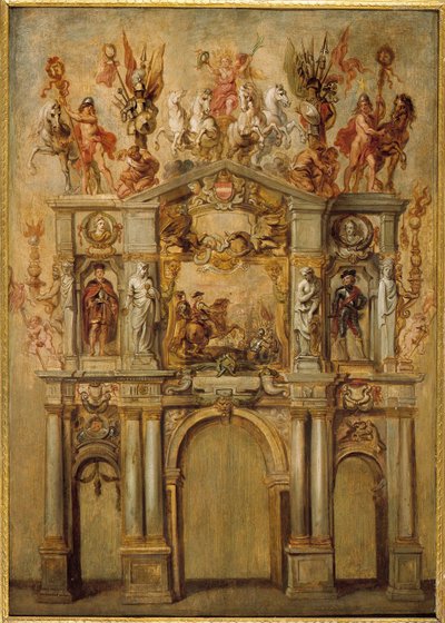 The Arch of Ferdinand, ca 1634 by Pieter Paul Rubens