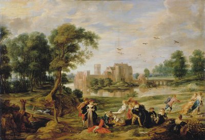 The castle park in Ekeren by Pieter Paul Rubens