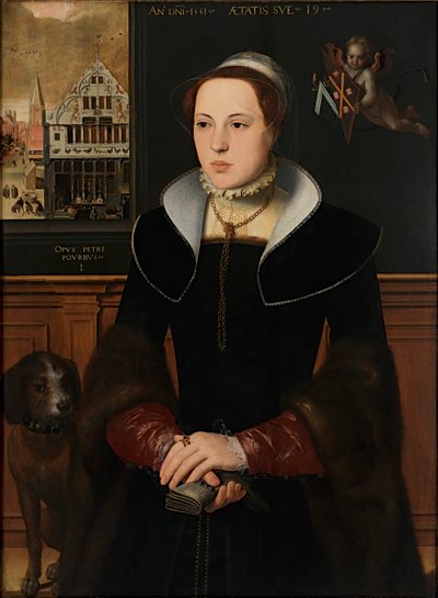 Portrait of Jacquemyne Buuck by Pieter Pourbus
