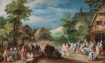 A Village Fair by Pieter Schoubroeck