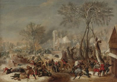 The Sack of a Village by Pieter Snayers