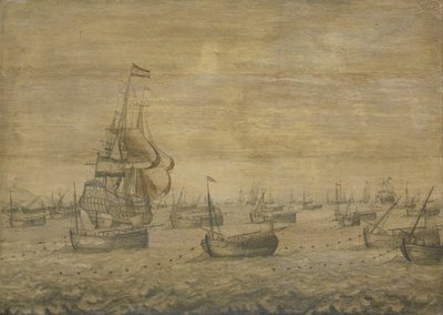 The Dutch Herring Fleet by Pieter Vogelaer