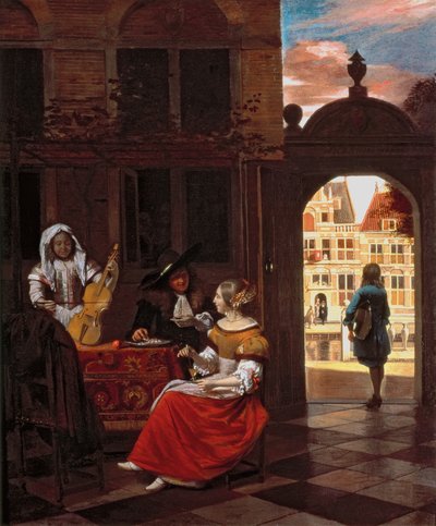 A Musical Party, 1677 by Pieter de Hooch