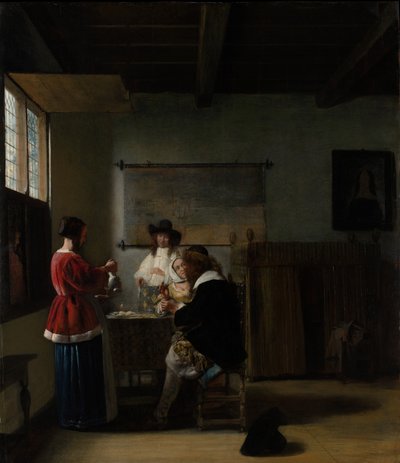 The Visit by Pieter de Hooch