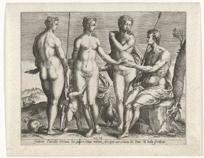 Judgment of Paris by Pieter de Jode (I)