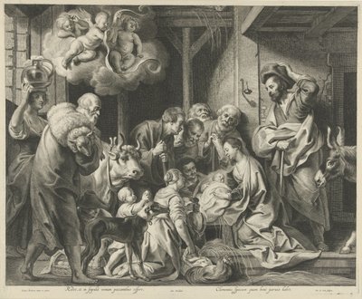 Adoration of the Shepherds by Pieter de Jode (II)