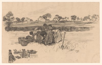 Working Women in the Field by Pieter de Josselin
