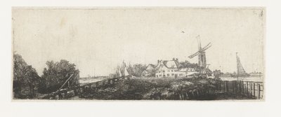 The Wooden Bridge by Pieter de With (attributed to)