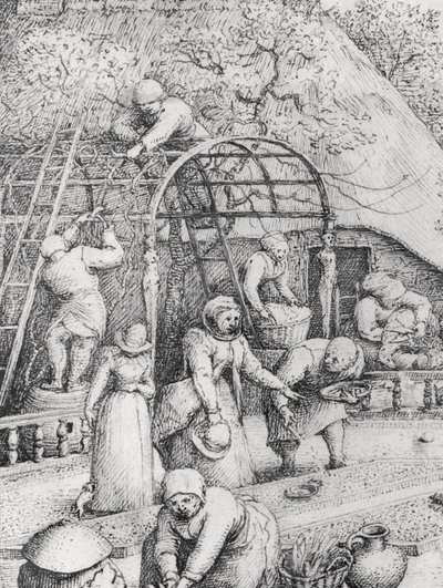 Detail of Spring by Pieter Bruegel the Elder