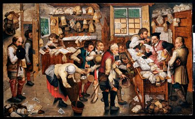 Peasants Paying Tithes by Pieter Brueghel the Younger