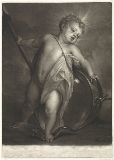 Christ Child as Salvator Mundi by Pieter van Bleeck