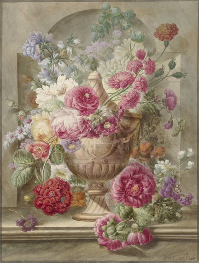 Vase with Flowers by Pieter van Loo