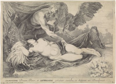 Jupiter and Antiope by Pieter van Sompel