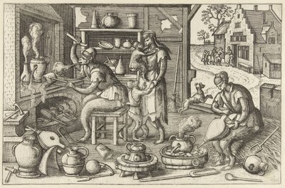 Alchemist by Pieter van der Borcht (I)