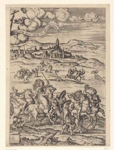 Conversion of Paul by Pieter van der Borcht (I)
