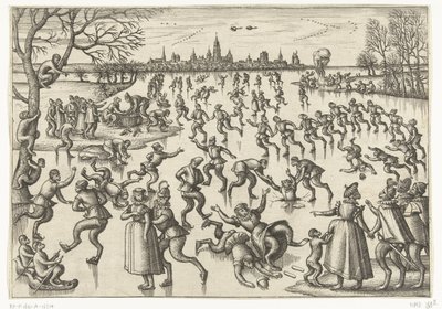 Ice Skating by Pieter van der Borcht (I)