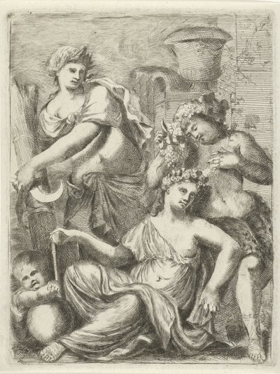 Ceres, Bacchus, and Venus by Pieter van der Plas (II)