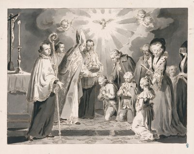 Confirmation from The Seven Sacraments by Pietro Antonio Novelli