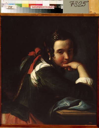 Portrait of an Italian Actress by Pietro Antonio Rotari