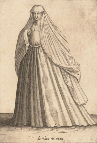 La Vedova Romana by Pietro Bertelli.