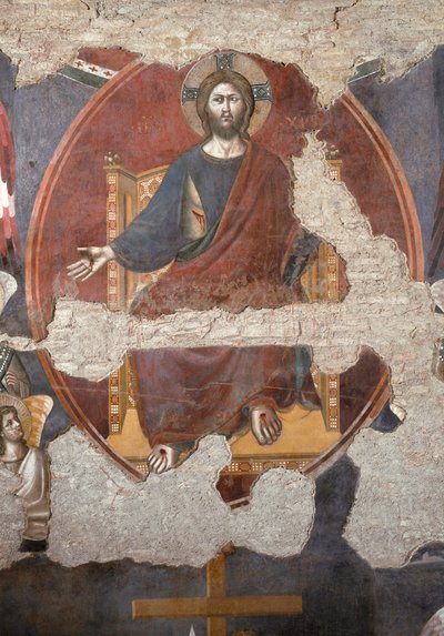 The Last Judgment: Christ Trumping (Detail) by Pietro Cavallini