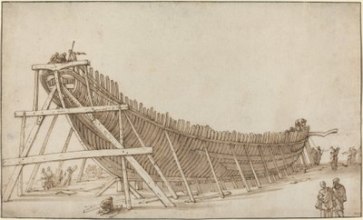 Galley under Construction by Pietro Ciafferi