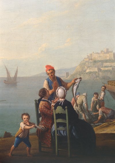 Fishmonger (detail) by Pietro Fabris