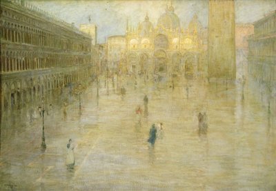 The Piazza San Marco Venice by Pietro Fragiacomo
