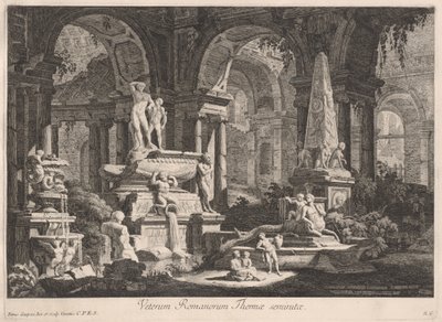 Ruins of Ancient Roman Baths by Pietro Gaspari