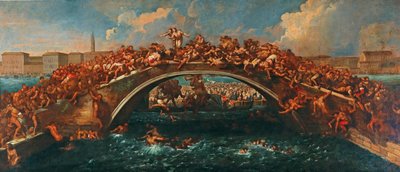 Ponte dei Pugni in Venice by Pietro Liberi