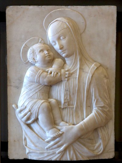 Virgin with Child (marble) by Pietro Lombardo