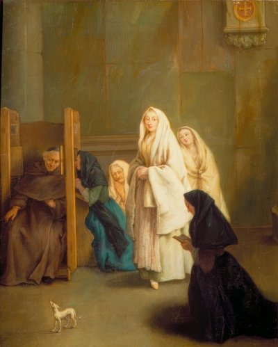 The Confession by Pietro Longhi