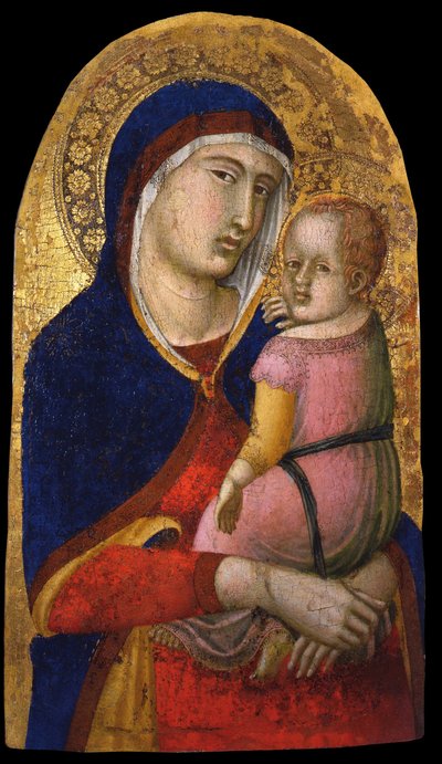 Madonna with Child by Pietro Lorenzetti