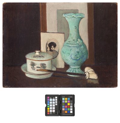 Still Life with Pipe by Pietro Marussig