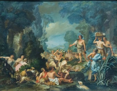 Frugoni in Arcadia by Pietro Melchiorre Ferrari