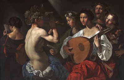 Bacchic Concert, c.1625-30 by Pietro Paolini