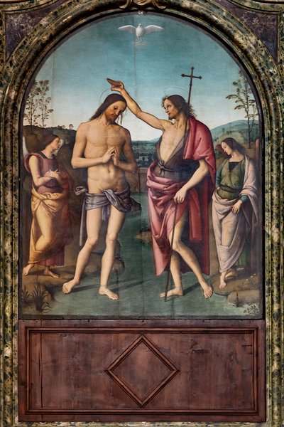 Baptism of Christ by Pietro Perugino