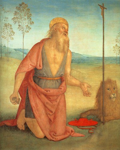 Saint Jerome by Pietro Perugino